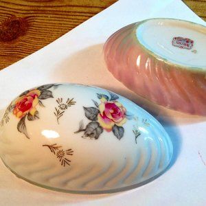 Vintage Japan Norleans Easter Egg Trinket Box
